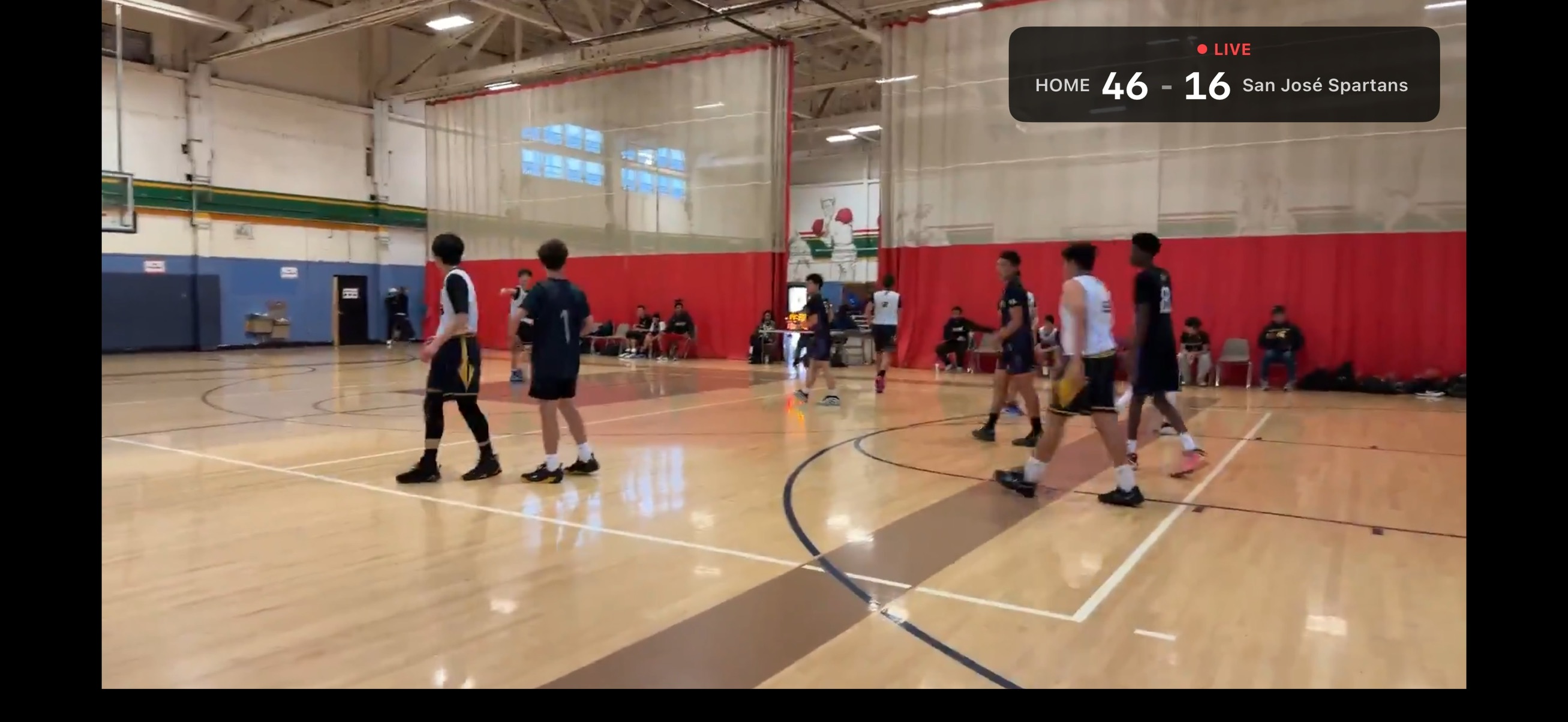 Viewer watching the live youth game on any device